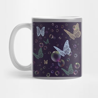 Butterfly and bubbles Mug